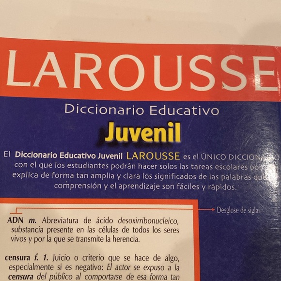 Larousse Diccionario Educativo Juvenil, Spanish Edition, Paperback - Picture 2 of 2